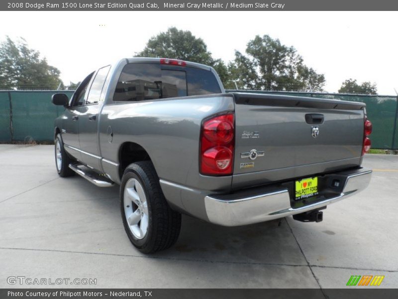 Mineral Gray Metallic / Medium Slate Gray 2008 Dodge Ram 1500 Lone Star Edition Quad Cab