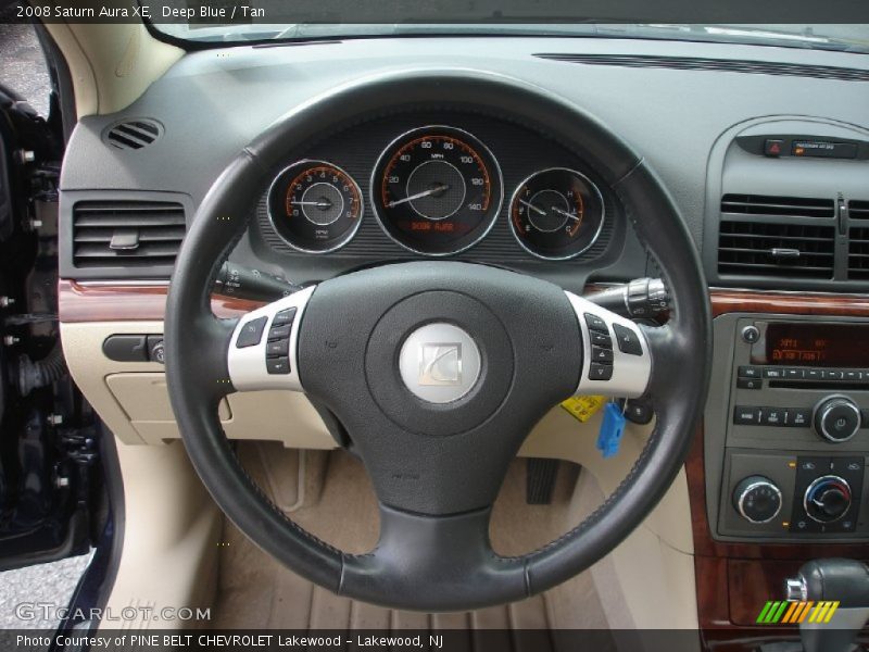 Deep Blue / Tan 2008 Saturn Aura XE