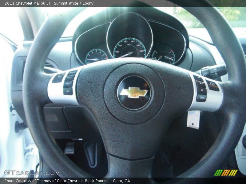 Summit White / Ebony 2011 Chevrolet Malibu LT