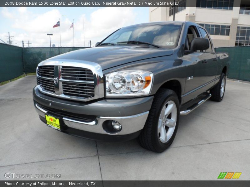 Mineral Gray Metallic / Medium Slate Gray 2008 Dodge Ram 1500 Lone Star Edition Quad Cab