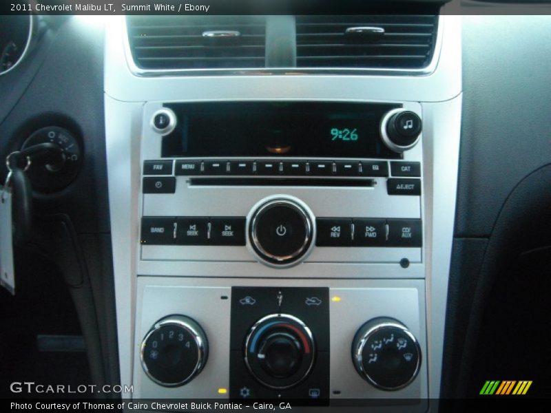 Summit White / Ebony 2011 Chevrolet Malibu LT