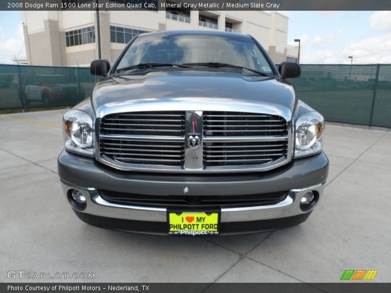 Mineral Gray Metallic / Medium Slate Gray 2008 Dodge Ram 1500 Lone Star Edition Quad Cab