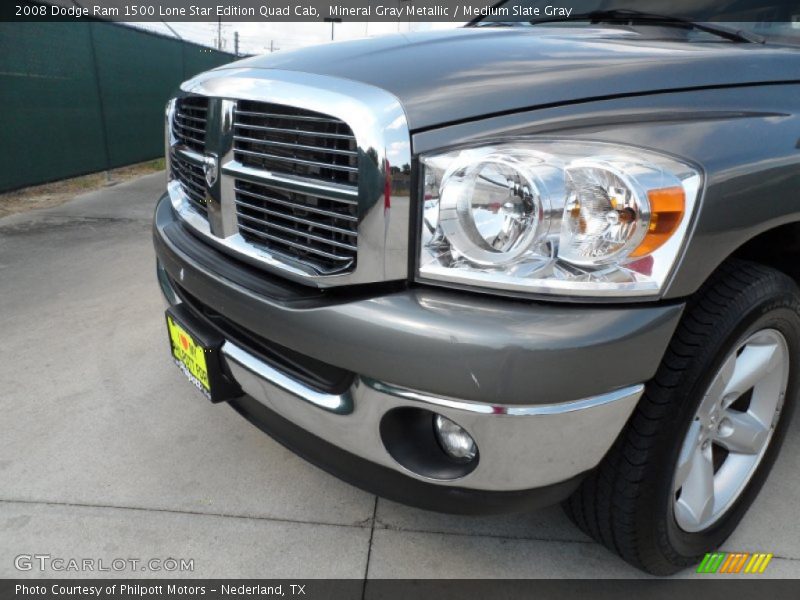 Mineral Gray Metallic / Medium Slate Gray 2008 Dodge Ram 1500 Lone Star Edition Quad Cab