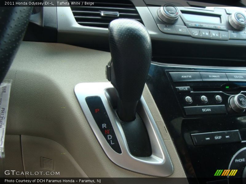 Taffeta White / Beige 2011 Honda Odyssey EX-L