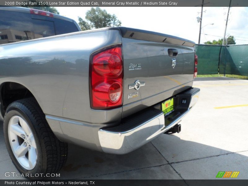 Mineral Gray Metallic / Medium Slate Gray 2008 Dodge Ram 1500 Lone Star Edition Quad Cab