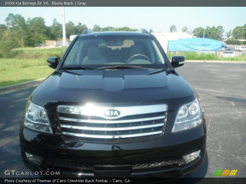 Ebony Black / Gray 2009 Kia Borrego EX V6