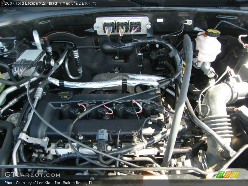 Black / Medium/Dark Flint 2007 Ford Escape XLS
