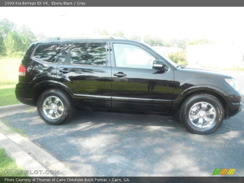 Ebony Black / Gray 2009 Kia Borrego EX V6