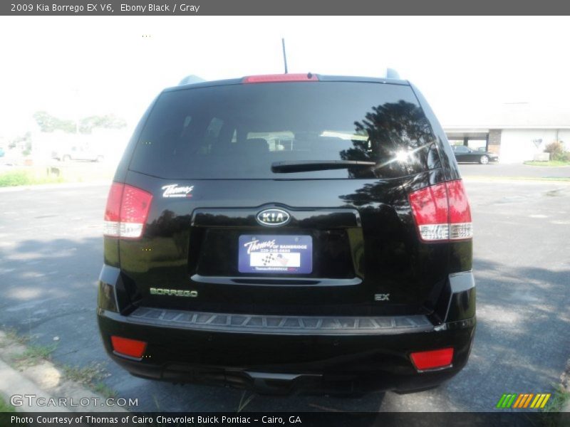Ebony Black / Gray 2009 Kia Borrego EX V6