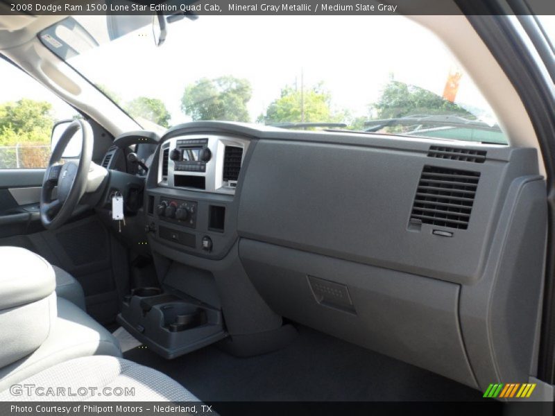 Mineral Gray Metallic / Medium Slate Gray 2008 Dodge Ram 1500 Lone Star Edition Quad Cab