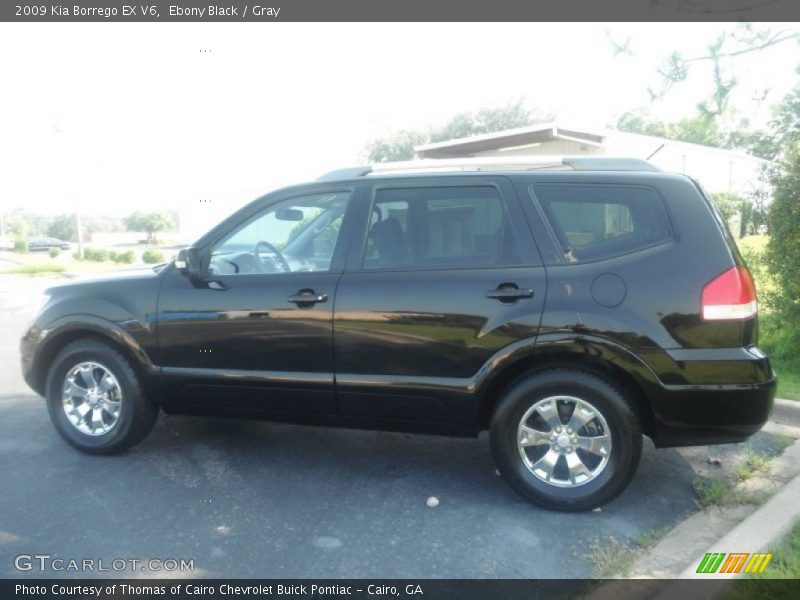 Ebony Black / Gray 2009 Kia Borrego EX V6