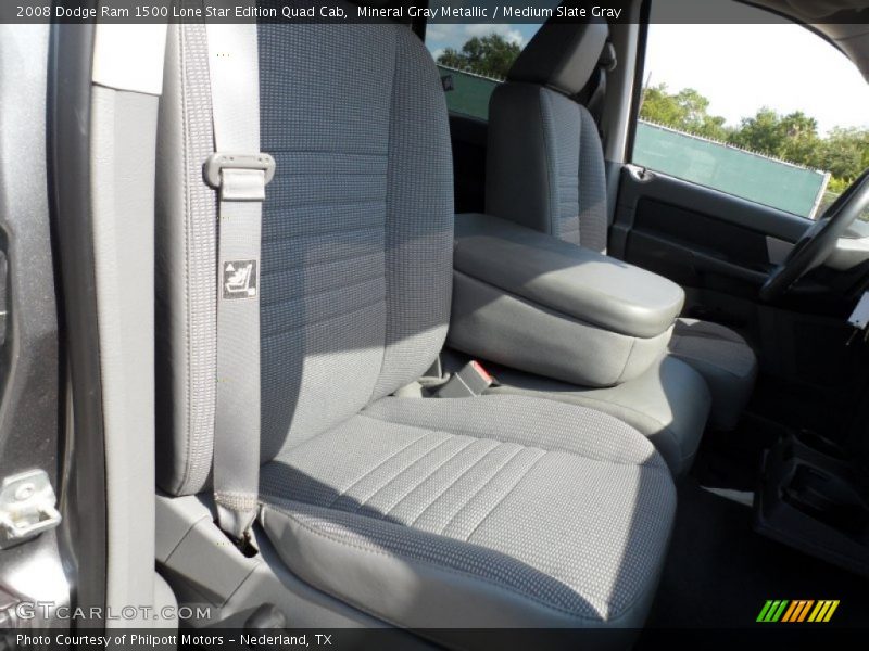 Mineral Gray Metallic / Medium Slate Gray 2008 Dodge Ram 1500 Lone Star Edition Quad Cab