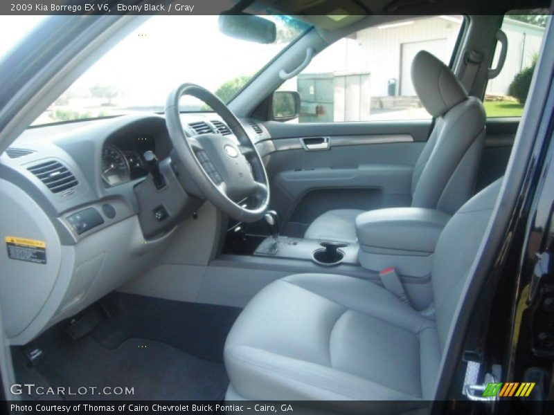 Ebony Black / Gray 2009 Kia Borrego EX V6