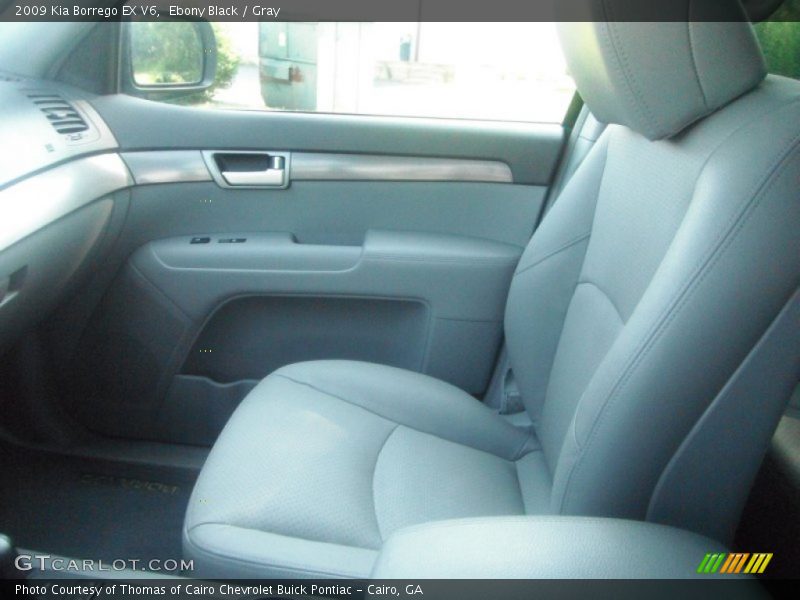 Ebony Black / Gray 2009 Kia Borrego EX V6