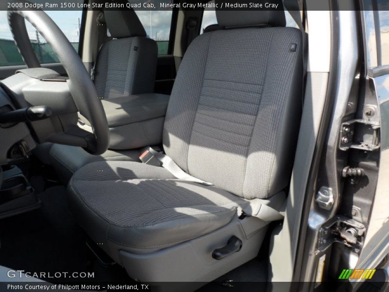 Mineral Gray Metallic / Medium Slate Gray 2008 Dodge Ram 1500 Lone Star Edition Quad Cab