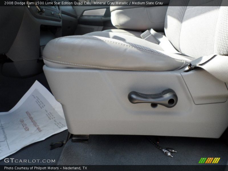 Mineral Gray Metallic / Medium Slate Gray 2008 Dodge Ram 1500 Lone Star Edition Quad Cab