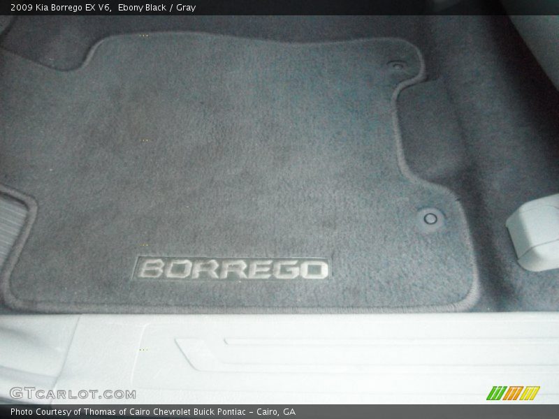 Ebony Black / Gray 2009 Kia Borrego EX V6