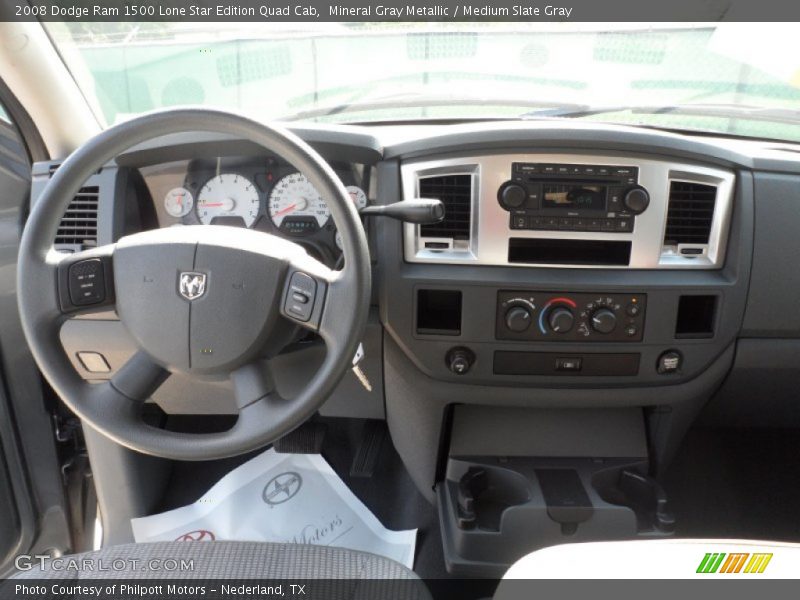 Dashboard of 2008 Ram 1500 Lone Star Edition Quad Cab