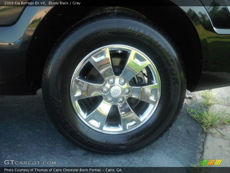 Ebony Black / Gray 2009 Kia Borrego EX V6