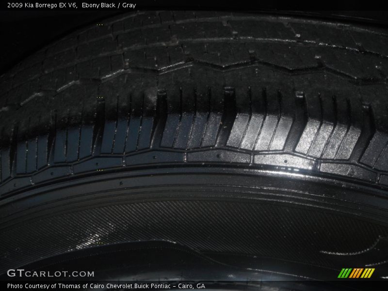 Ebony Black / Gray 2009 Kia Borrego EX V6