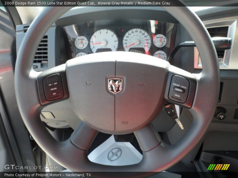  2008 Ram 1500 Lone Star Edition Quad Cab Steering Wheel