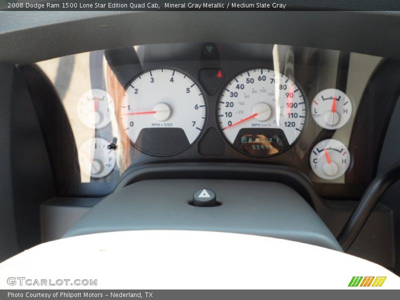  2008 Ram 1500 Lone Star Edition Quad Cab Lone Star Edition Quad Cab Gauges