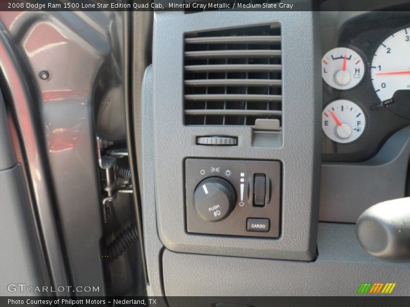 Controls of 2008 Ram 1500 Lone Star Edition Quad Cab