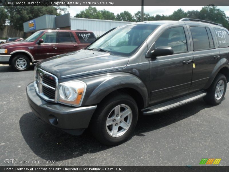 Graphite Metallic / Medium Slate Gray 2004 Dodge Durango SLT