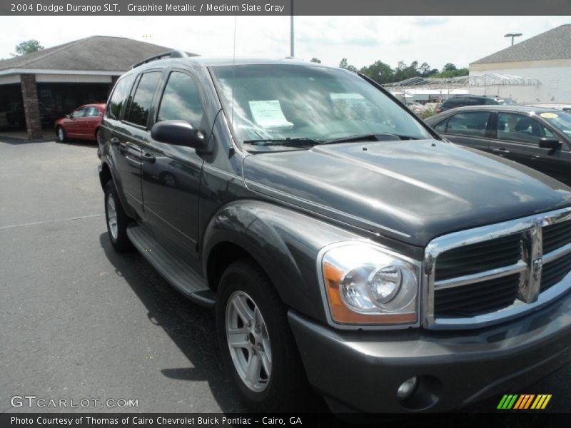 Graphite Metallic / Medium Slate Gray 2004 Dodge Durango SLT