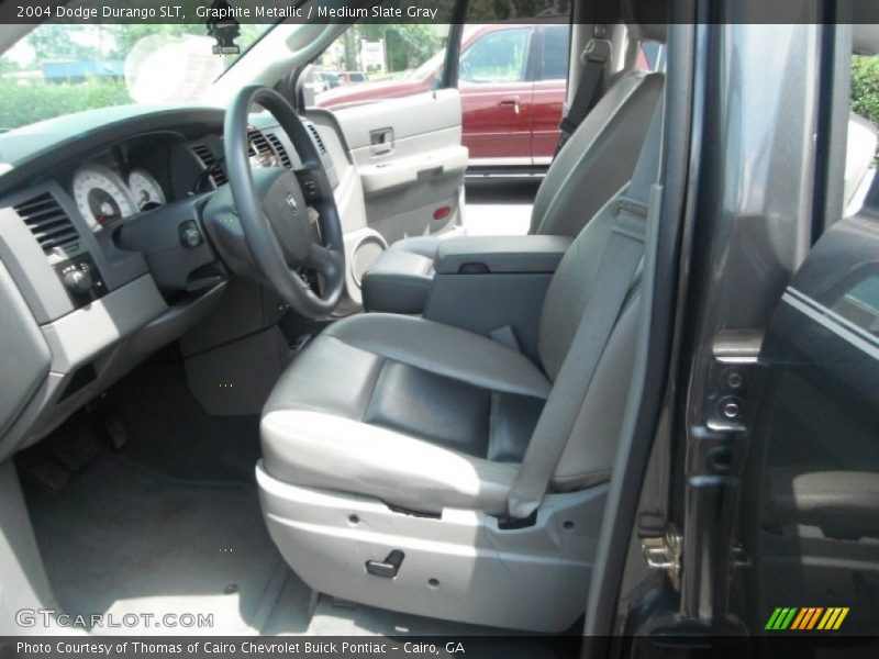 Graphite Metallic / Medium Slate Gray 2004 Dodge Durango SLT