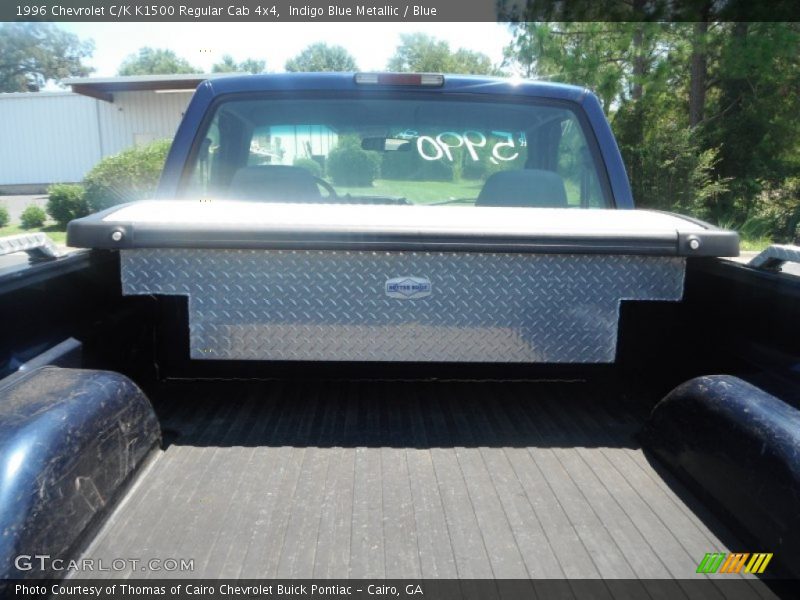Indigo Blue Metallic / Blue 1996 Chevrolet C/K K1500 Regular Cab 4x4