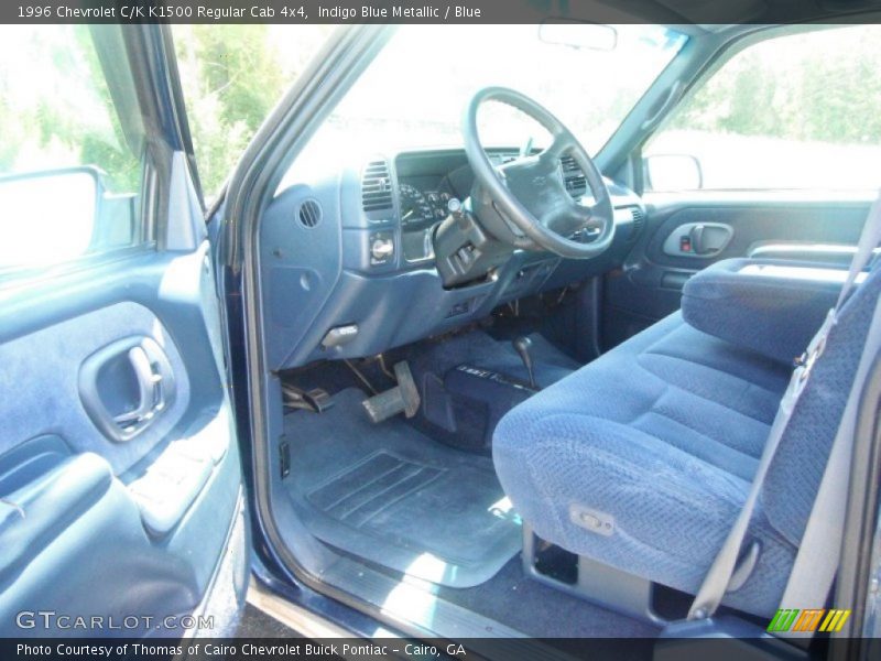  1996 C/K K1500 Regular Cab 4x4 Blue Interior