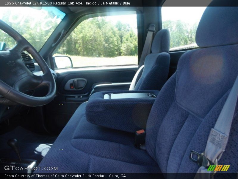  1996 C/K K1500 Regular Cab 4x4 Blue Interior