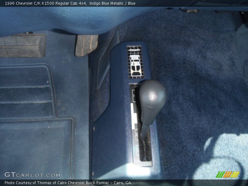 Indigo Blue Metallic / Blue 1996 Chevrolet C/K K1500 Regular Cab 4x4