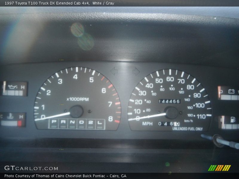  1997 T100 Truck DX Extended Cab 4x4 DX Extended Cab 4x4 Gauges