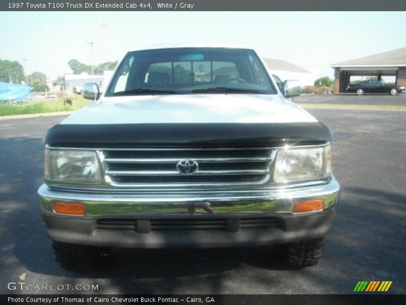 White / Gray 1997 Toyota T100 Truck DX Extended Cab 4x4