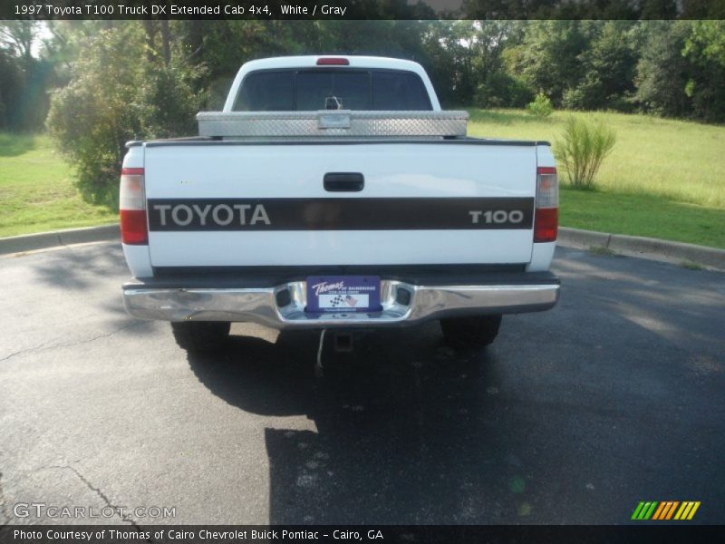 White / Gray 1997 Toyota T100 Truck DX Extended Cab 4x4