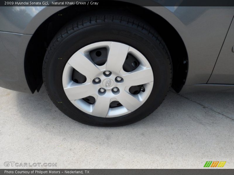 Natural Khaki Green / Gray 2009 Hyundai Sonata GLS