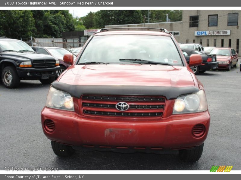 Sundown Red Pearl / Charcoal 2003 Toyota Highlander 4WD