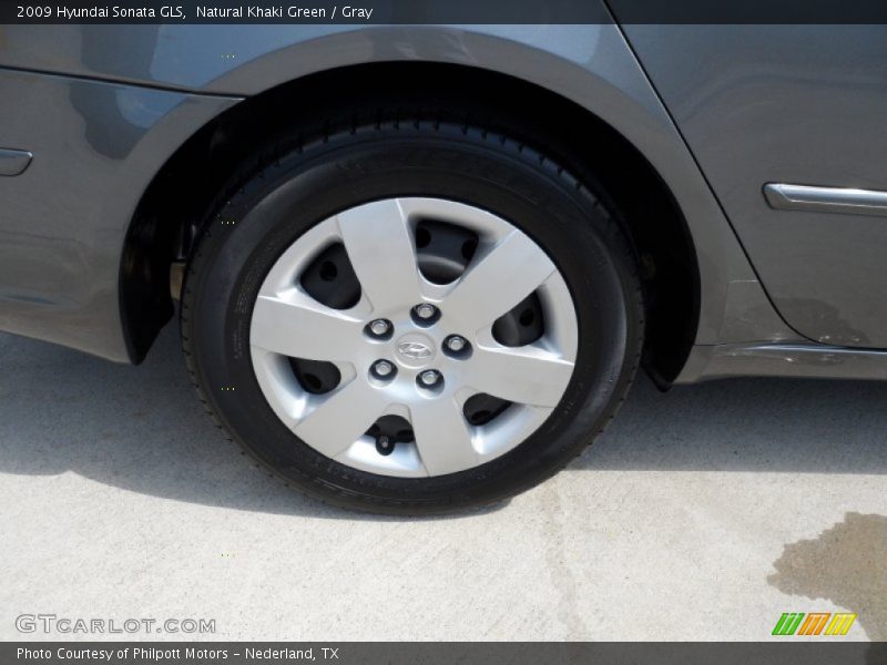 Natural Khaki Green / Gray 2009 Hyundai Sonata GLS