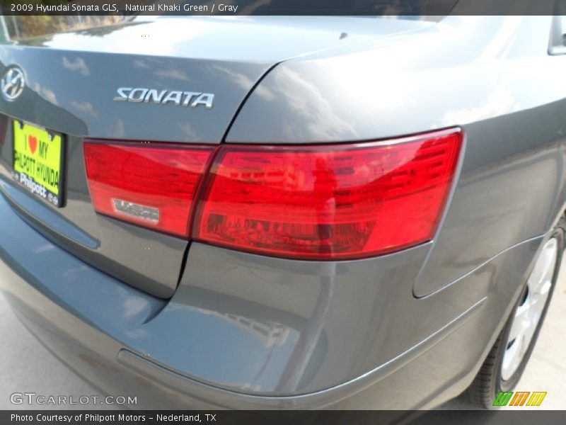 Natural Khaki Green / Gray 2009 Hyundai Sonata GLS