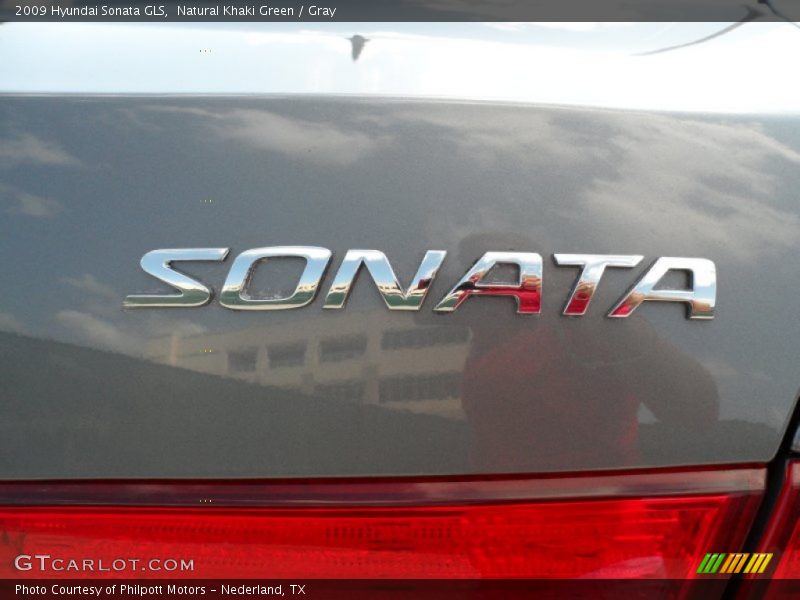 Natural Khaki Green / Gray 2009 Hyundai Sonata GLS