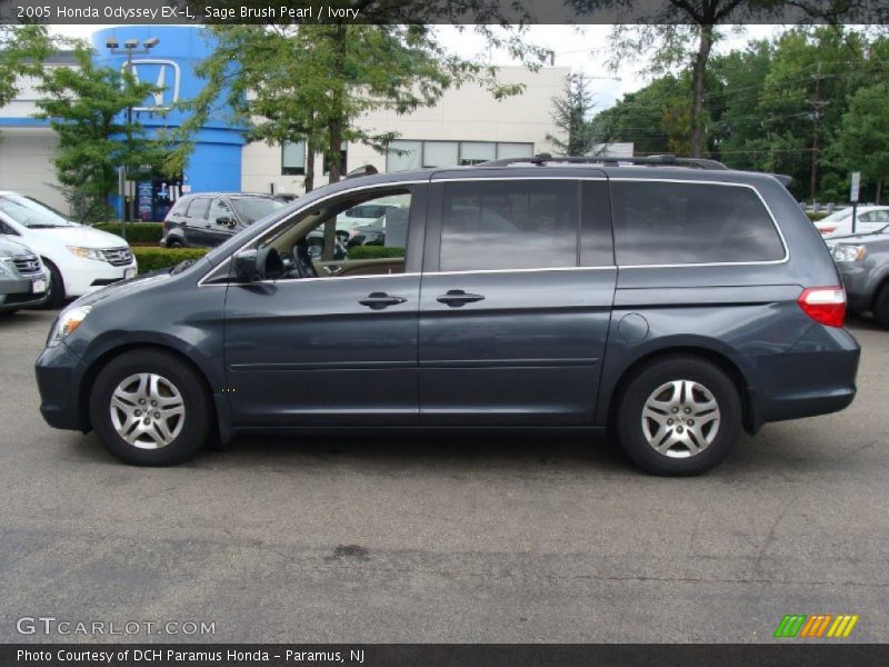 Sage Brush Pearl / Ivory 2005 Honda Odyssey EX-L