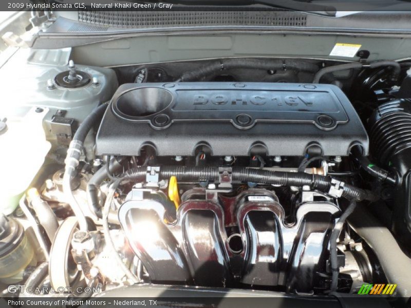 Natural Khaki Green / Gray 2009 Hyundai Sonata GLS
