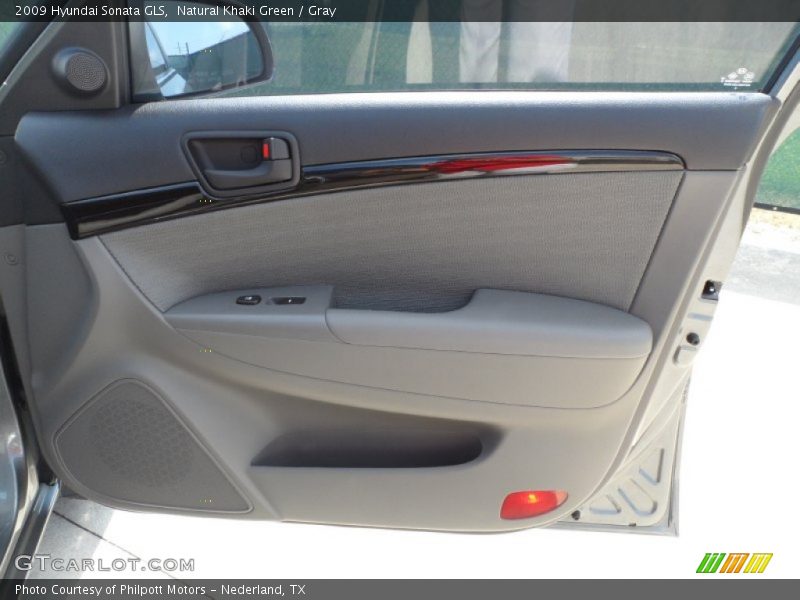 Natural Khaki Green / Gray 2009 Hyundai Sonata GLS