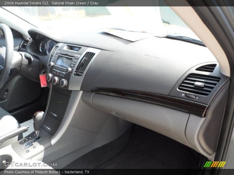 Natural Khaki Green / Gray 2009 Hyundai Sonata GLS
