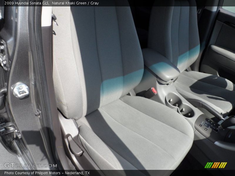 Natural Khaki Green / Gray 2009 Hyundai Sonata GLS