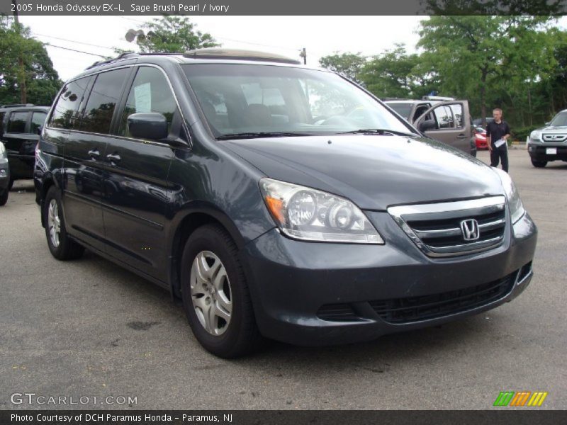 Sage Brush Pearl / Ivory 2005 Honda Odyssey EX-L