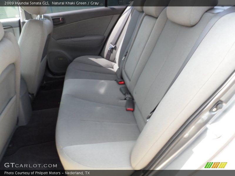 Natural Khaki Green / Gray 2009 Hyundai Sonata GLS