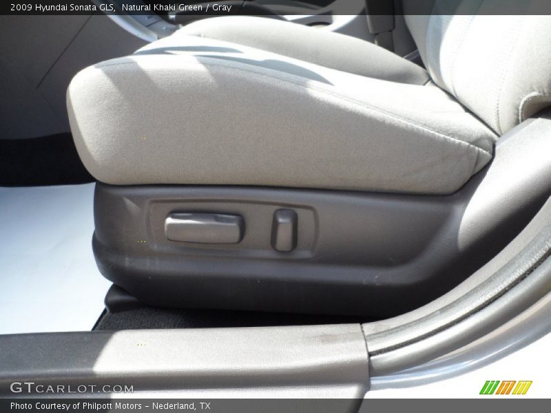 Natural Khaki Green / Gray 2009 Hyundai Sonata GLS